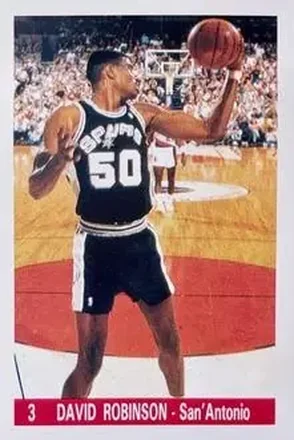 1992 A Magia NBA stickers (Portuguese) #3 David Robinson