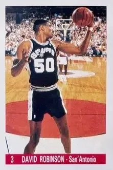 1992 A Magia NBA stickers (Portuguese) #3 David Robinson