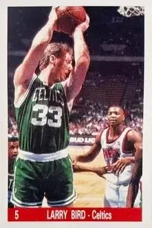 1992 A Magia NBA stickers (Portuguese) #5 Larry Bird