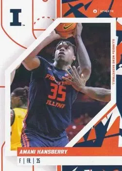 2023-24 ONIT Athlete Illinois Fighting Illini Men #2 - Amani Hansberry - Illinois Fighting Illini - Front