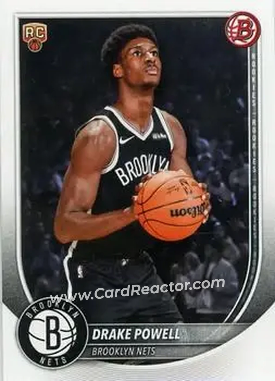 2025-26 Bowman #22 - Drake Powell - Brooklyn Nets - Front 2025-26 Bowman #22 - Drake Powell - Brooklyn Nets - Front
