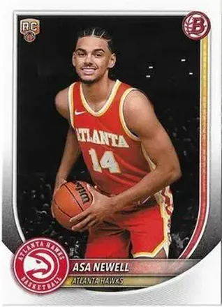 2025-26 Bowman #23 - Asa Newell - Atlanta Hawks 2025-26 Bowman #23 - Asa Newell - Atlanta Hawks