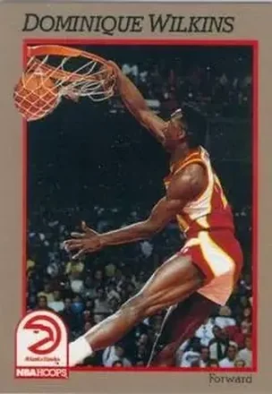 1992 Hoops 100 Superstars #2 Dominique Wilkins