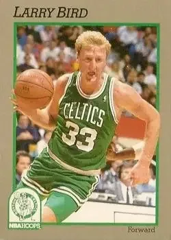 1992 Hoops 100 Superstars #4 Larry Bird