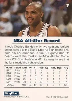 Back of Charles Barkley
