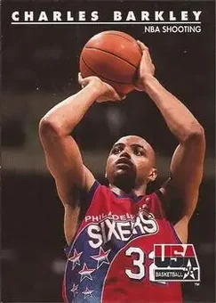 1992 SkyBox USA #8 - Charles Barkley - USA