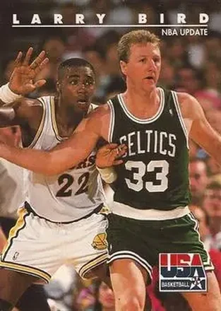 1992 SkyBox USA #10 - Larry Bird - USA