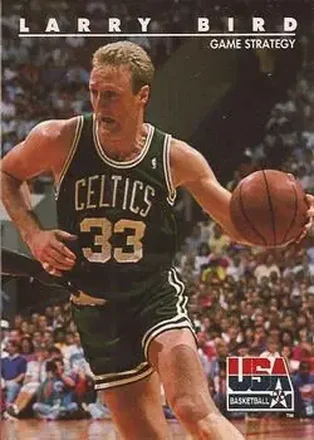 1992 SkyBox USA #12 - Larry Bird - USA