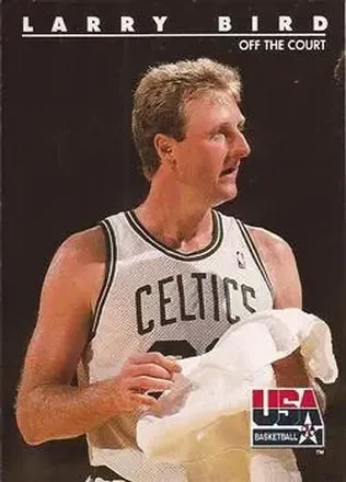 1992 SkyBox USA #14 - Larry Bird - USA