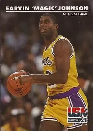 1992 SkyBox USA #31 - Magic Johnson - USA