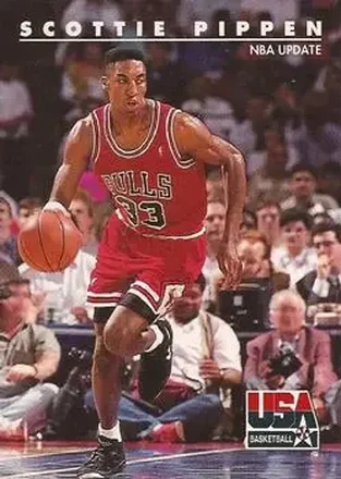 1992 SkyBox USA #64 - Scottie Pippen - USA