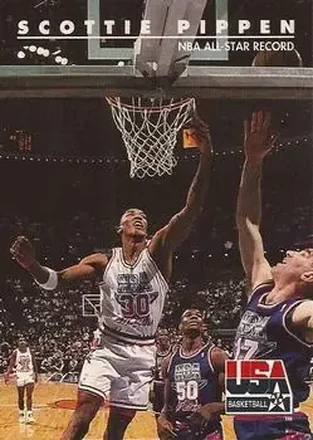 1992 SkyBox USA #70 - Scottie Pippen - USA