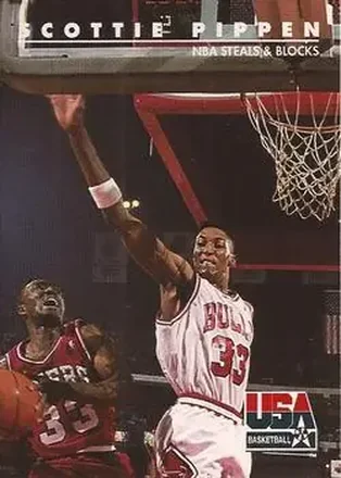 1992 SkyBox USA #72 - Scottie Pippen - USA