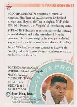 Back of Bryant Stith