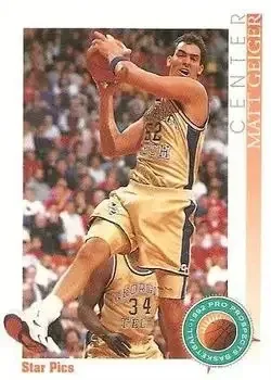 1992 Star Pics #8 Matt Geiger