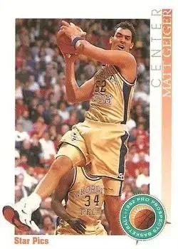 1992 Star Pics #8 Matt Geiger