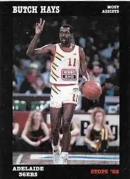 1992 Stops NBL #4 Butch Hays