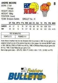 Back of Andre Moore