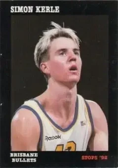 1992 Stops NBL #10 - Simon Kerle - Brisbane Bullets