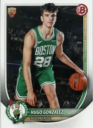 2025-26 Bowman #28 - Hugo González - Boston Celtics