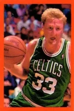 1992-93 Elite Foods Israeli NBA Stickers #6 Larry Bird
