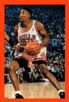 1992-93 Elite Foods Israeli NBA Stickers #10 Scottie Pippen