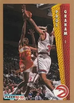 1992-93 Fleer #3 Paul Graham