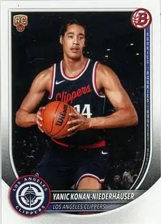 2025-26 Bowman #30 - Yanic Konan Niederhäuser - Los Angeles Clippers
