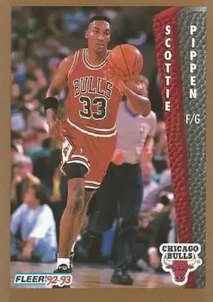 1992-93 Fleer #36 - Scottie Pippen - Chicago Bulls 1992-93 Fleer #36 - Scottie Pippen - Chicago Bulls