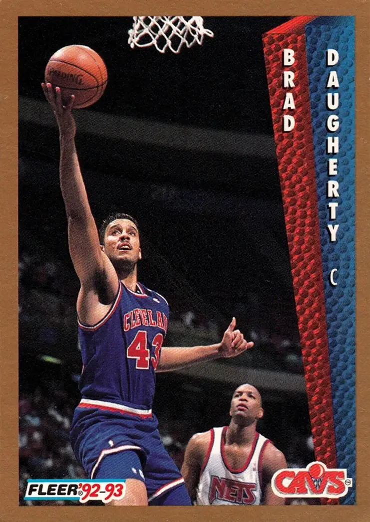 1992-93 Fleer #40 Brad Daugherty