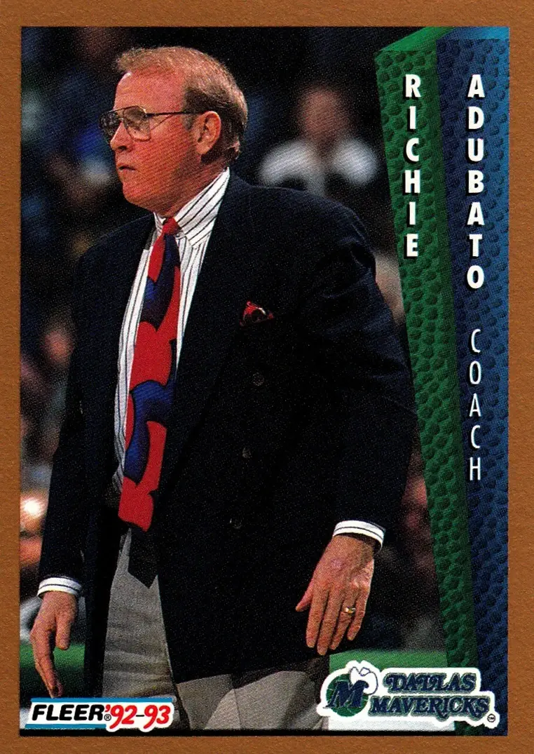 1992-93 Fleer #47 Richie Adubato