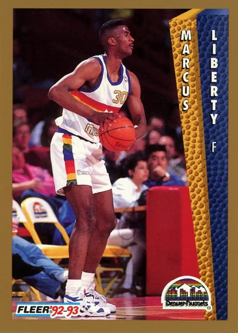 1992-93 Fleer #58 Marcus Liberty