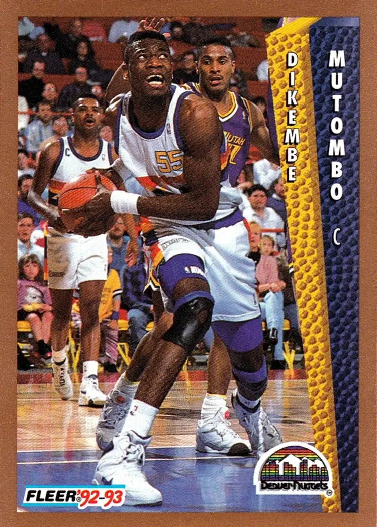 1992-93 Fleer #60 Dikembe Mutombo