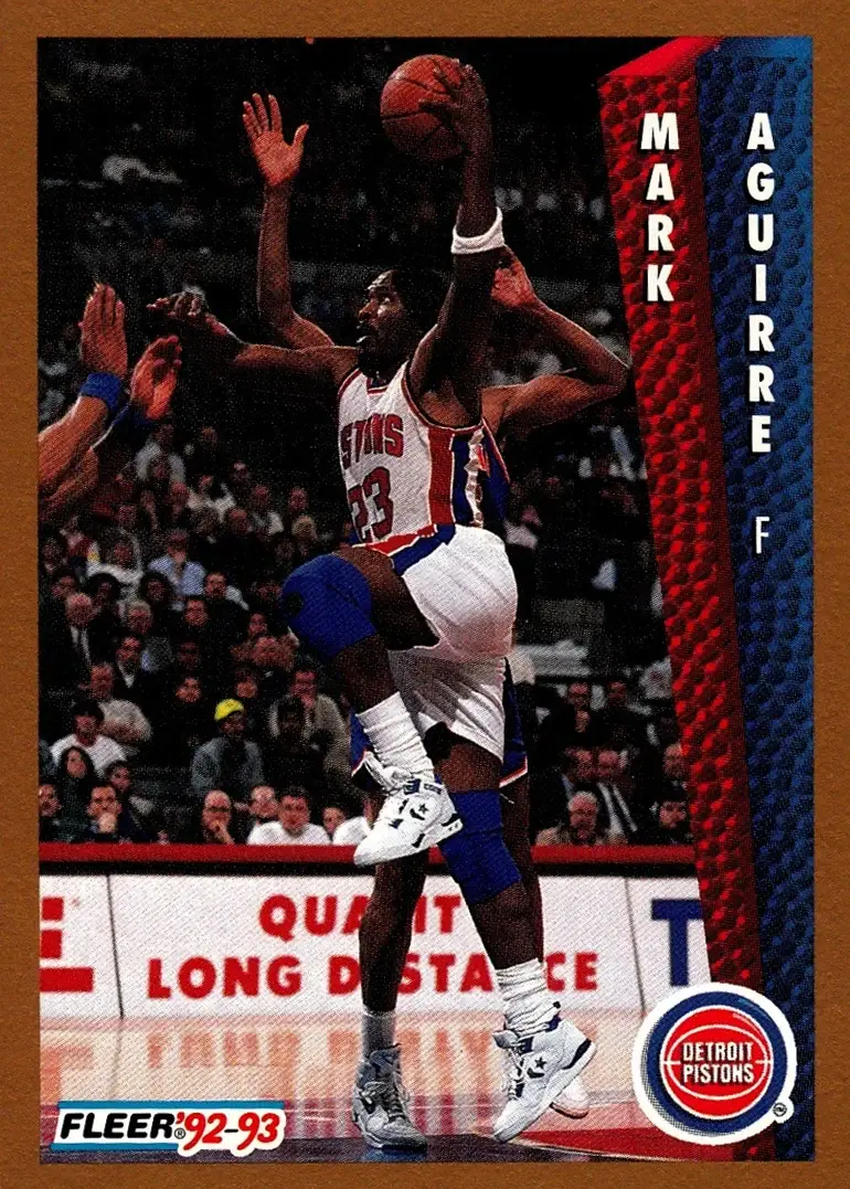 1992-93 Fleer #62 Mark Aguirre