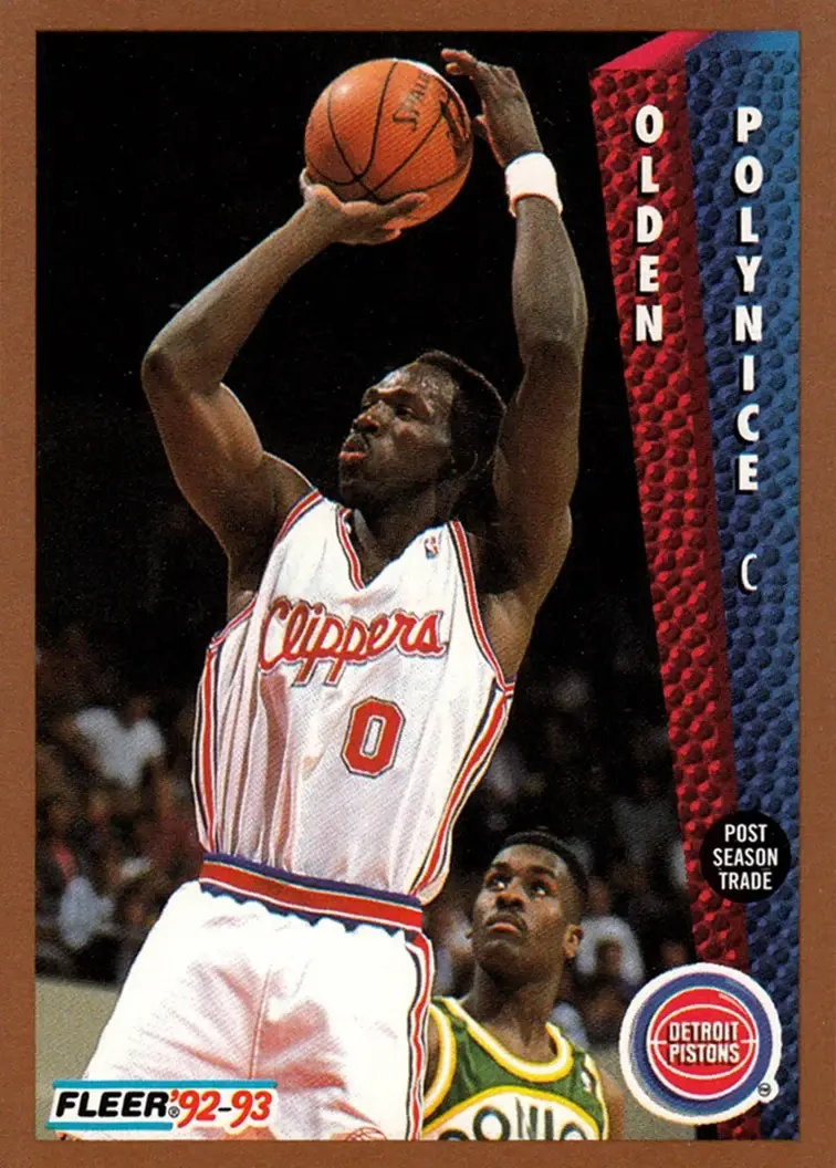 1992-93 Fleer #65 Olden Polynice