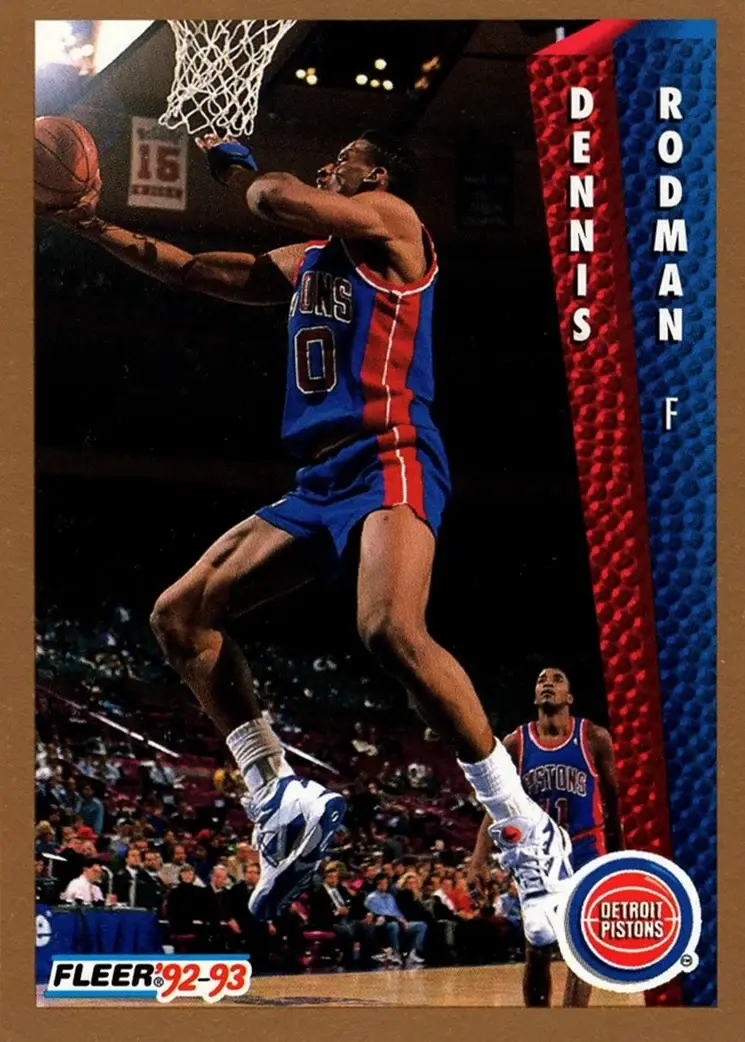 1992-93 Fleer #66 Dennis Rodman