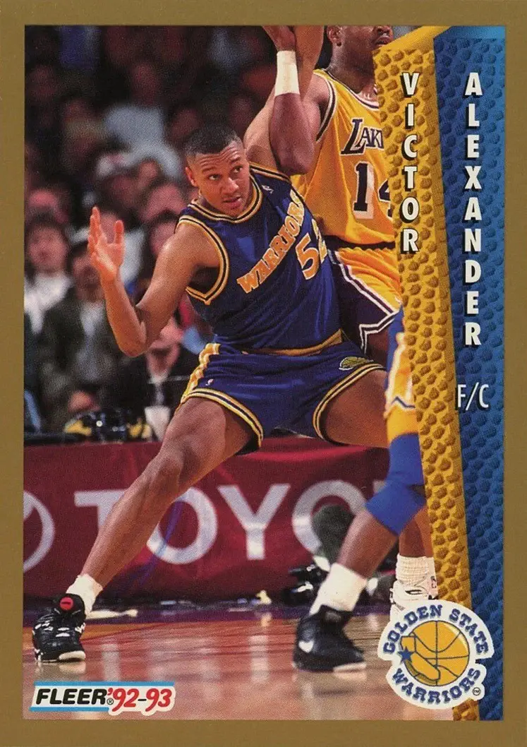 1992-93 Fleer #72 Victor Alexander