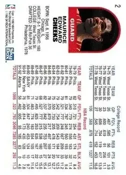 Back of Maurice Cheeks