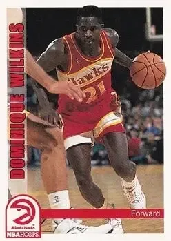 1992-93 Hoops #8 Dominique Wilkins