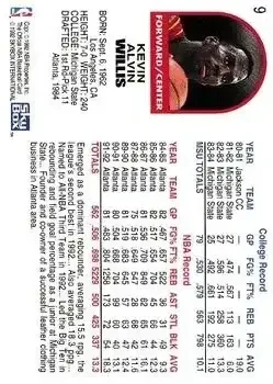 Back of Kevin Willis
