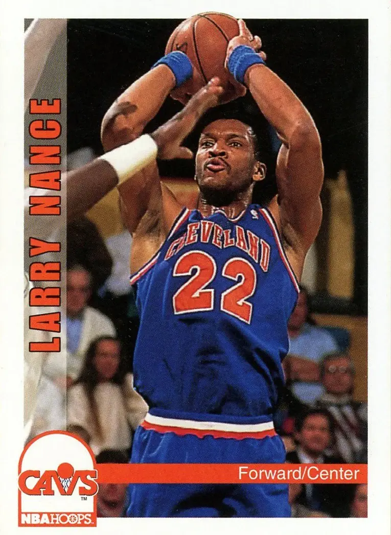 1992-93 Hoops #42 Larry Nance