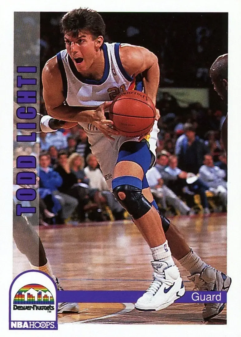 1992-93 Hoops #58 Todd Lichti