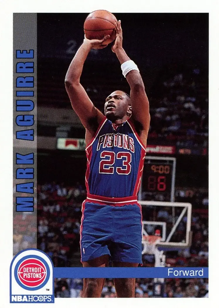 1992-93 Hoops #62 Mark Aguirre