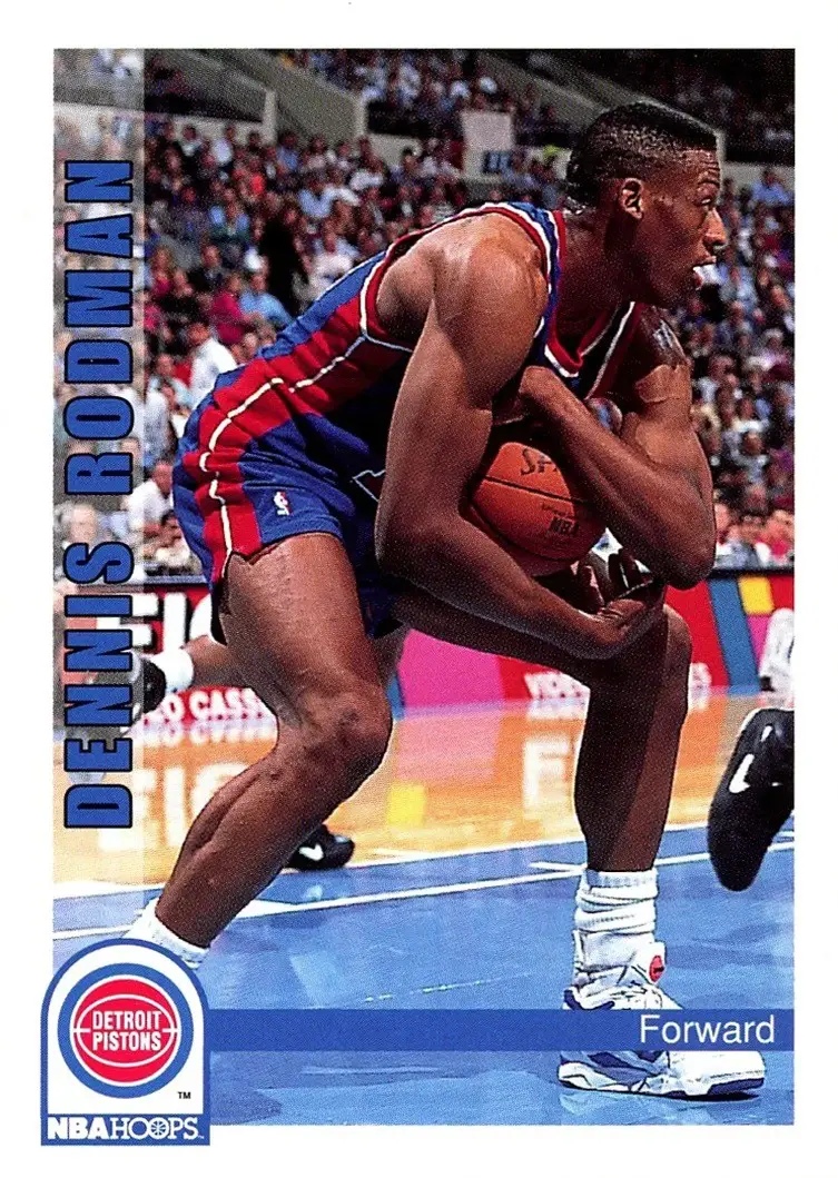 1992-93 Hoops #66 Dennis Rodman