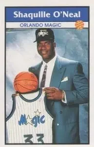 1992-93 Panini Stickers #1 Shaquille O'Neal
