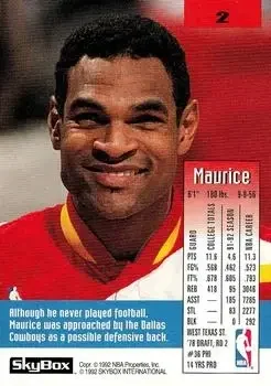 Back of Maurice Cheeks