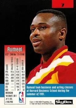 Back of Rumeal Robinson