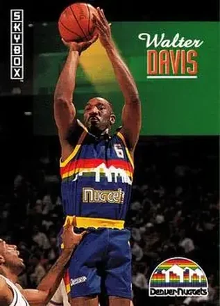1992-93 SkyBox #58 - Walter Davis - Denver Nuggets