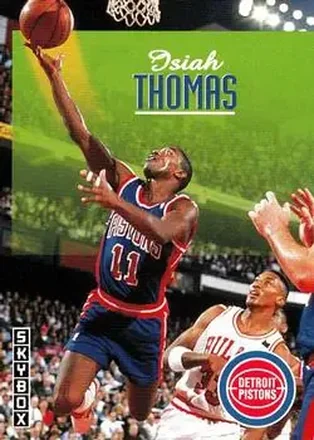 1992-93 SkyBox #73 - Isiah Thomas - Detroit Pistons