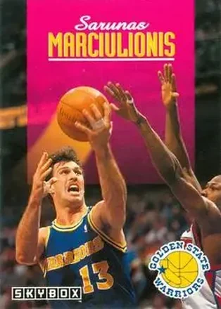 1992-93 SkyBox #82 - Šarūnas Marčiulionis - Golden State Warriors